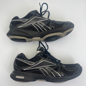 Reebok EasyTone 11-J07530 Sneakers Mens 8.5 Black Mesh Athletic Running Shoes